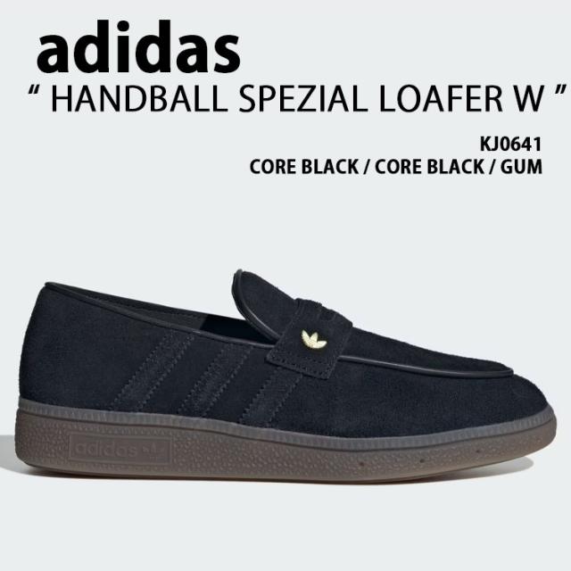 adidas originals アディダス スニーカー HANDBALL SPEZIAL LOAFER W KJ0641 シューズ ハンドボールスペツィアル ローファー BLACK