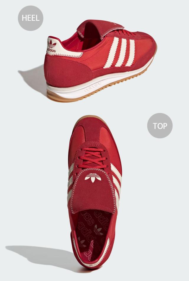 adidas originals アディダス スニーカー SL 72 OG LT KJ6148 シューズ エスエル72 OG LT RED WHITE レッド ホワイト メンズ レディース_3