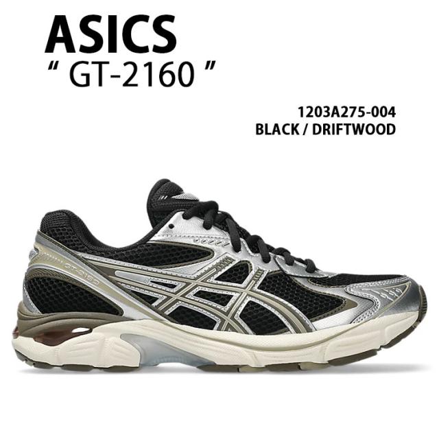 asics アシックス スニーカー GT-2160 1203A275-004 シューズ GT2106 ランニングシューズ メッシュ BLACK DRIFTWOOD メンズ レディース