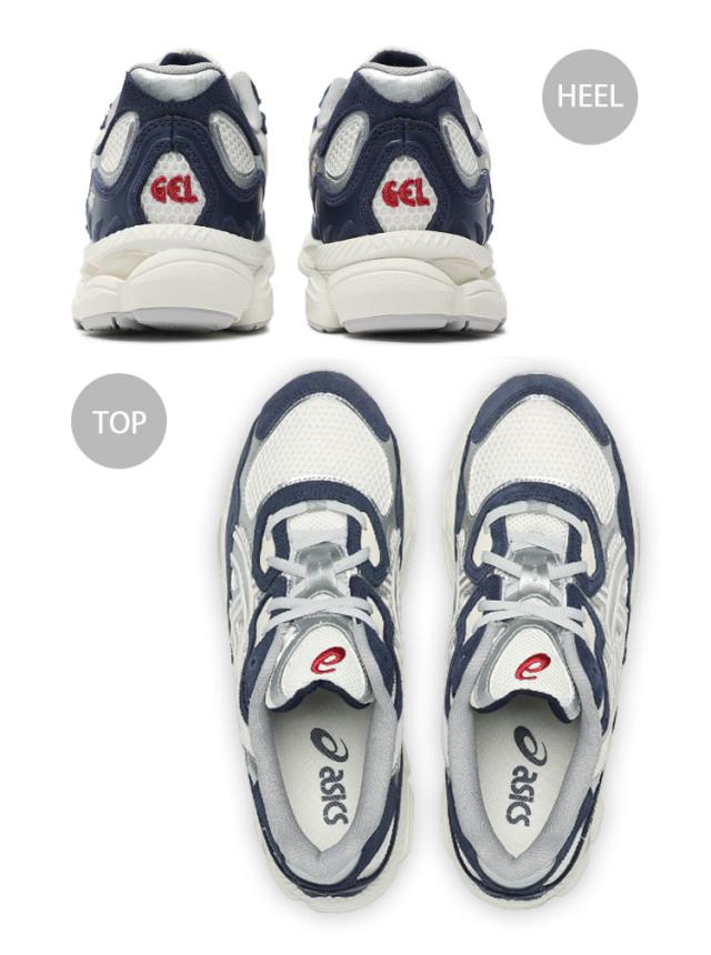 asics アシックス スニーカー GEL-NYC SMU 1203B279-400 シューズ ゲルNYC スペシャルメイクアップ IVORY NAVY 限定カラー 1203B279.400_3