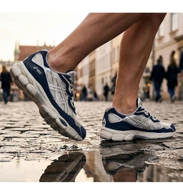 asics アシックス スニーカー GEL-NYC SMU 1203B279-400 シューズ ゲルNYC スペシャルメイクアップ IVORY NAVY 限定カラー 1203B279.400_5