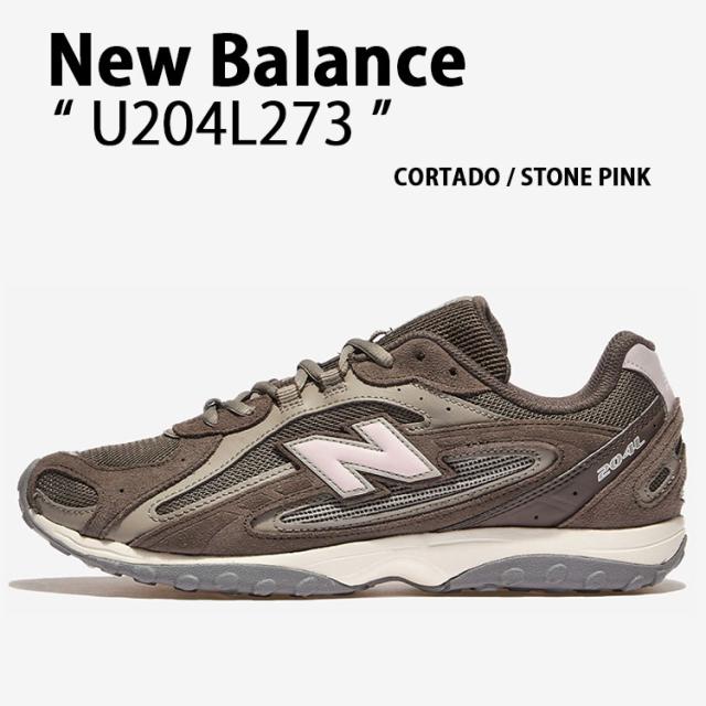 New Balance ニューバランス スニーカー U204L273 シューズ NewBalance204 ランシュー BROWN PINK ブラウン ピンク メンズ レディース