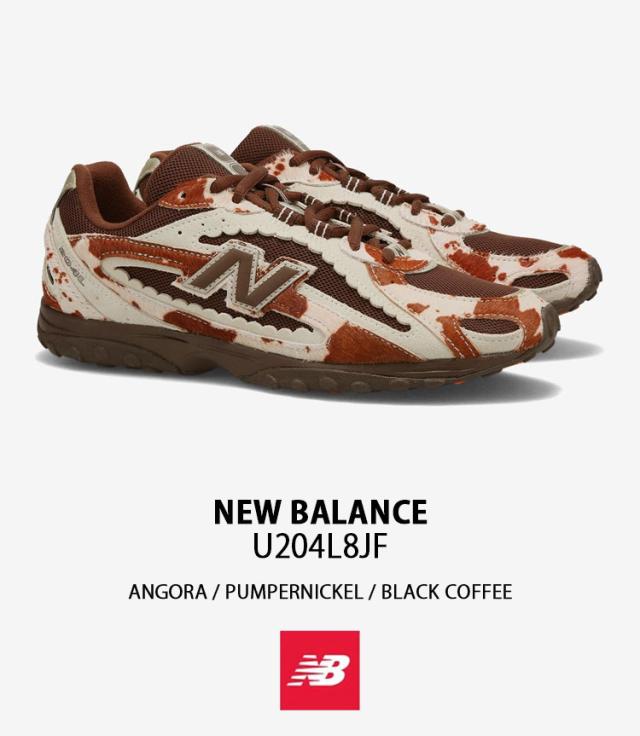 New Balance ニューバランス レディース スニーカー U204L8JF シューズ NewBalance204 Cow Girl BROWN WHITE ブラウン ホワイト_1