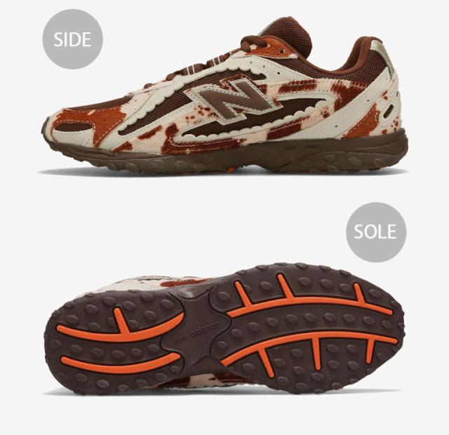 New Balance ニューバランス レディース スニーカー U204L8JF シューズ NewBalance204 Cow Girl BROWN WHITE ブラウン ホワイト_2