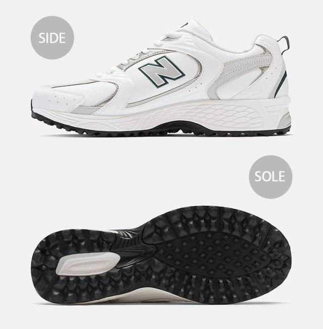 New Balance ニューバランス スニーカー UGS530F GOLF シューズ スパイクレス ゴルフシューズ WHITE SILVER GREEN メンズ レディース_2