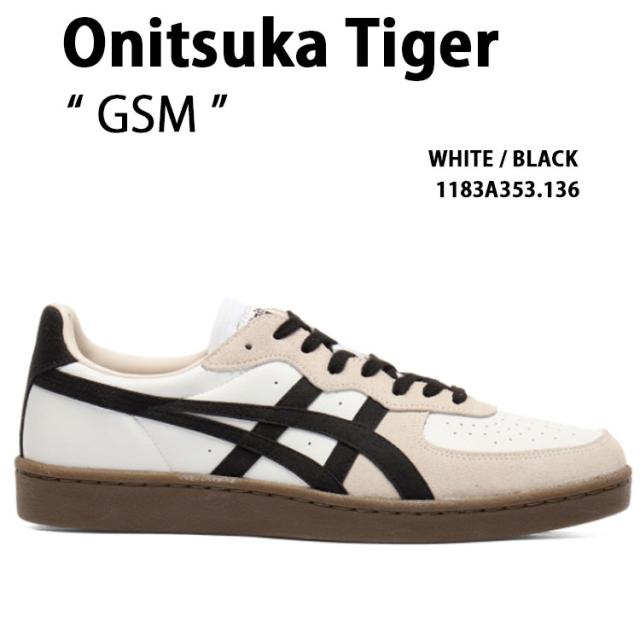 Onitsuka Tiger オニツカタイガー スニーカー GSM WHITE BLACK 1183A353.136 シューズ ジーエスエム ホワイト ブラック メンズ レディース 男性用 女性用