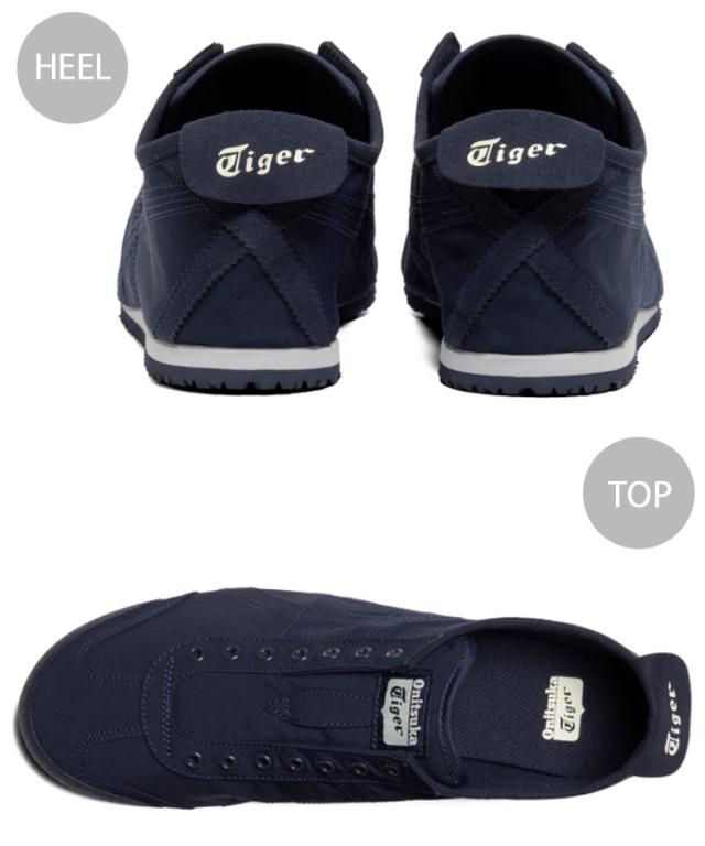 Onitsuka Tiger オニツカタイガー スニーカー MEXICO 66 SLIP-ON MIDNIGHT 1183B603.404 メキシコ66 スリッポン ミッドナイト ネイビー メンズ レディース 男性用 女性用_3