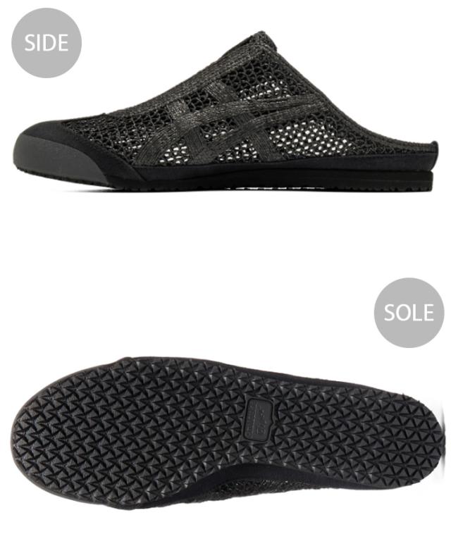 Onitsuka Tiger オニツカタイガー ミュール MEXICO 66 SABOT BLACK 1183C123.002 メキシコ66 サボット ブラック メッシュ素材 メンズ レディース 男女共用 男性用 女性用_2
