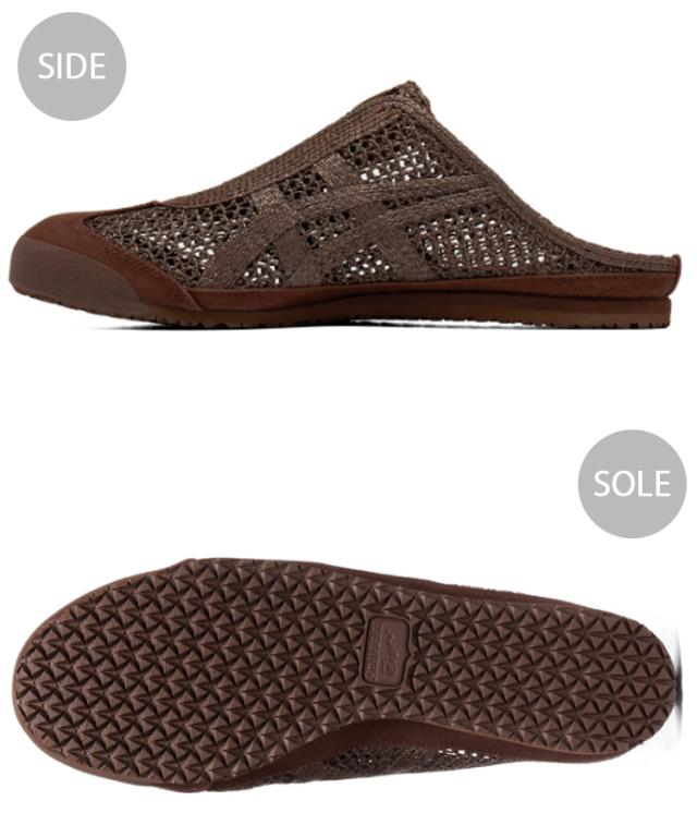 Onitsuka Tiger オニツカタイガー ミュール MEXICO 66 SABOT DARK BROWN 1183C123.202 メキシコ66 サボット ダークブラウン メッシュ素材 メンズ レディース 男女共用 男性用 女性用_2