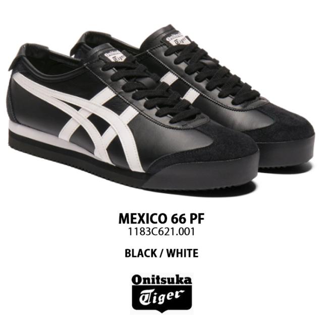 Onitsuka Tiger オニツカタイガー スニーカー MEXICO 66 PF BLACK WHITE 1183C621.001 シューズ メキシコ 66 PF ブラック ホワイト メンズ レディース 男性用 女性用_1