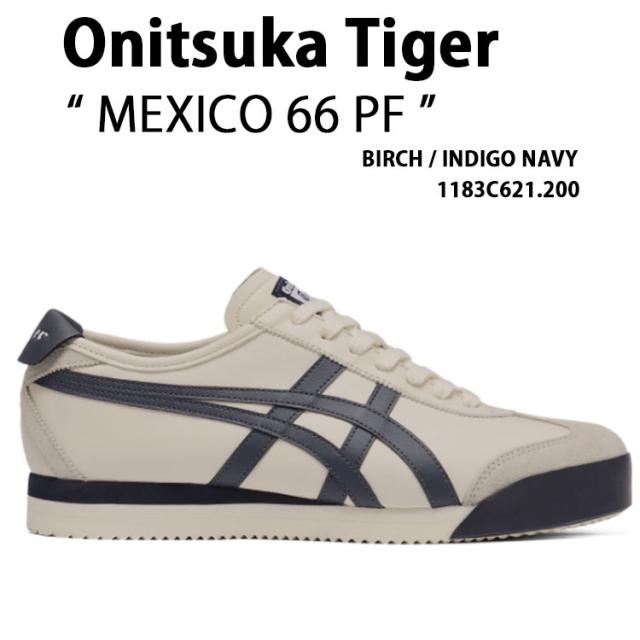 Onitsuka Tiger オニツカタイガー スニーカー MEXICO 66 PF BIRCH NAVY 1183C621.200 シューズ メキシコ 66 PF バーチ ネイビー メンズ レディース 男性用 女性用