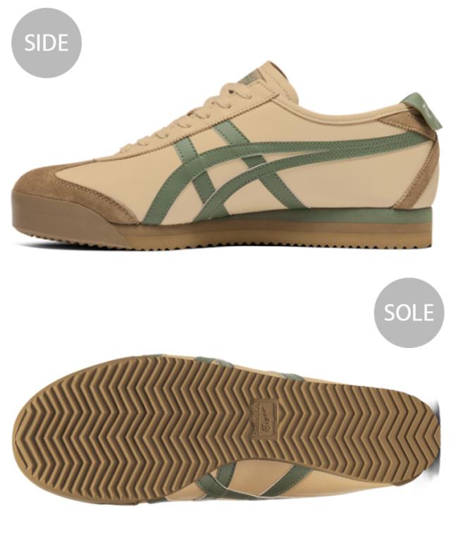 Onitsuka Tiger オニツカタイガー スニーカー MEXICO 66 PF BEIGE GREEN 1183C621.201 シューズ メキシコ 66 PF ベージュ グリーン メンズ レディース 男性用 女性用_2