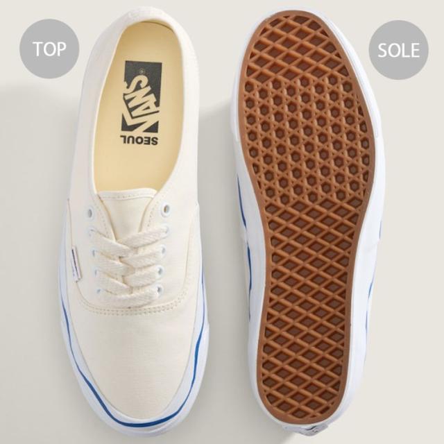 VANS バンズ スニーカー PREMIUM AUTHENTIC 44 SEOUL MARSHMALLOW TRUE WHITE VN000EAABPH プレミアム オーセンティック 44 ソウル マシュマロ トゥルー ホワイト 男性用 女性用_3