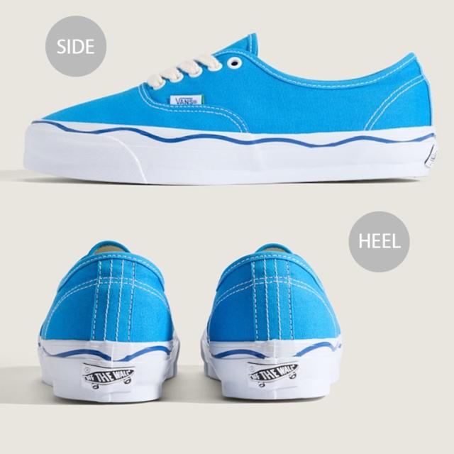 VANS バンズ スニーカー PREMIUM AUTHENTIC 44 SEOUL BRIGHT AZURE WHITE VN000EAAHA2 プレミアム オーセンティック 44 ソウル ブライト アジュール ホワイト 男性用 女性用_2