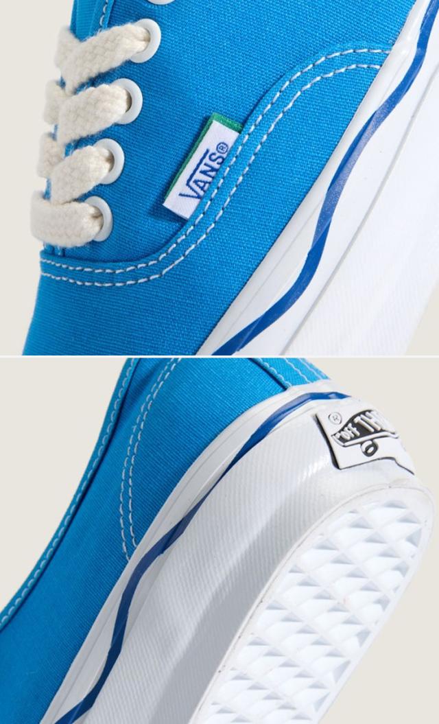 VANS バンズ スニーカー PREMIUM AUTHENTIC 44 SEOUL BRIGHT AZURE WHITE VN000EAAHA2 プレミアム オーセンティック 44 ソウル ブライト アジュール ホワイト 男性用 女性用_4