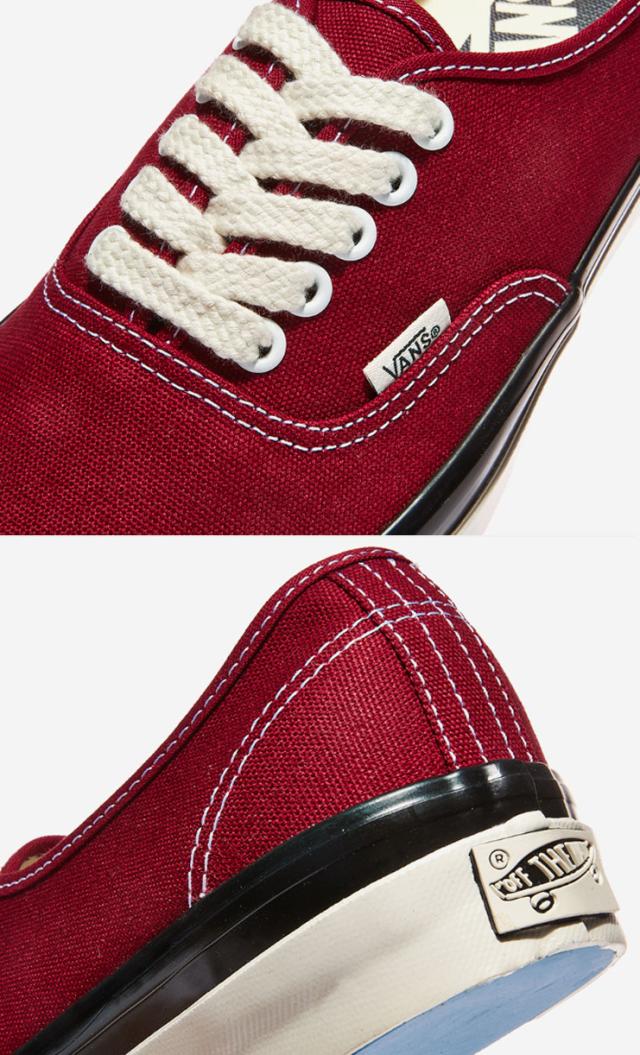 VANS バンズ スニーカー PREMIUM AUTHENTIC DECK 44 LX BORDEAUX VN000EFZBRD プレミアム オーセンティック デック 44 エルエックス ボルドー 男性用 女性用