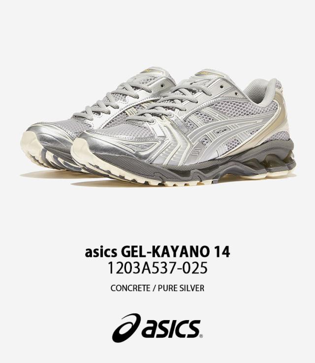 asics アシックス スニーカー GEL-KAYANO 14 1203A537-025 シューズ ゲルカヤノ14 ローテクスニーカー GREY グレー SILVER シルバー_1