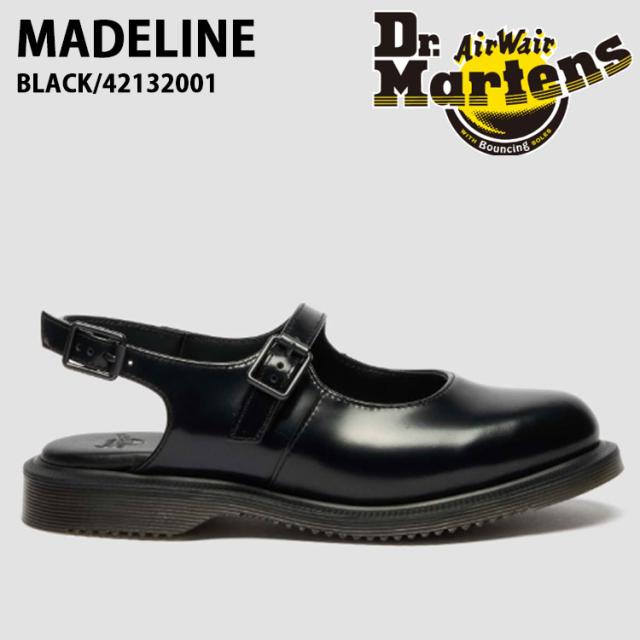 Dr.Martens ドクターマーチン マーチン メリージェーン レザーシューズ MADELINE BLACK 42132001 マデリン ブラック