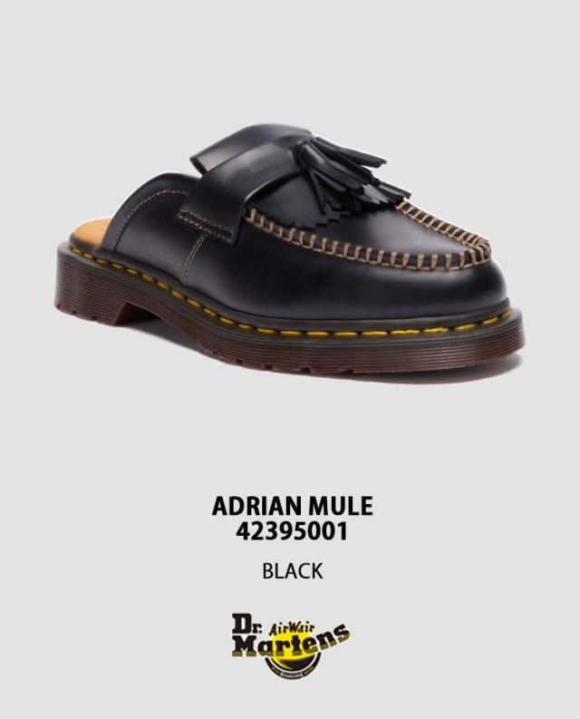 Dr.Martens ドクターマーチン マーチン レザーシューズ ADRIAN MULE BLACK 42359001 アドリアン ミュール ブラック_2