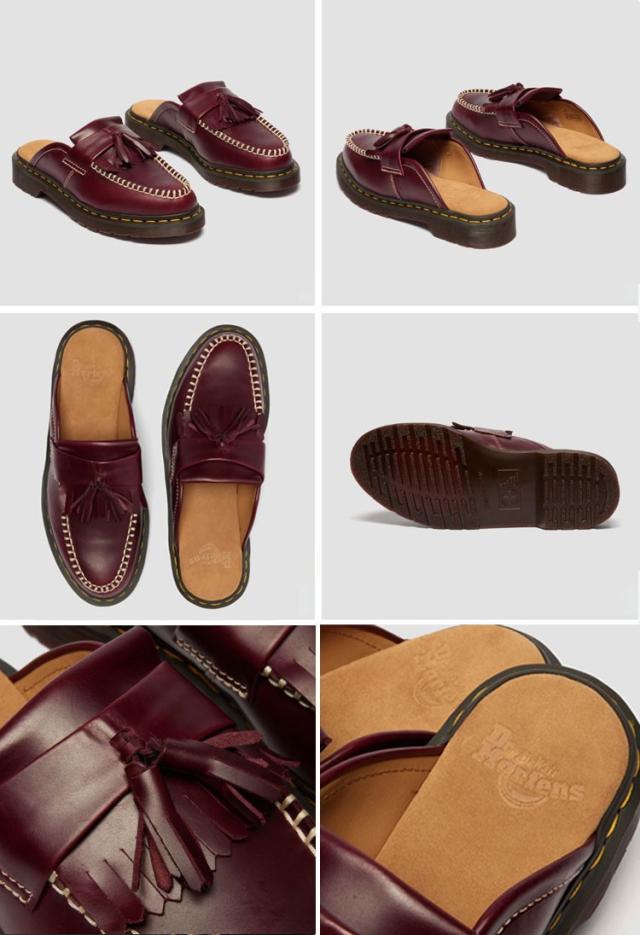Dr.Martens ドクターマーチン マーチン レザーシューズ ADRIAN MULE RED 42359601 アドリアン ミュール レッド_3