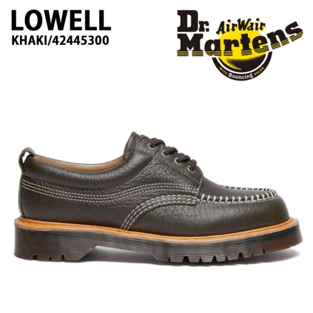 Dr.Martens ドクターマーチン マーチン レザーシューズ LOWELL KHAKI 42445300 ローウェル カーキ