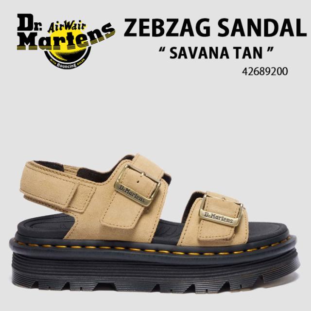 Dr.Martens ドクターマーチン サンダル ZEBZAG SANDAL 42689200 シューズ ゼブザグサンダル SAVANA TAN サバナタン メンズ レディース