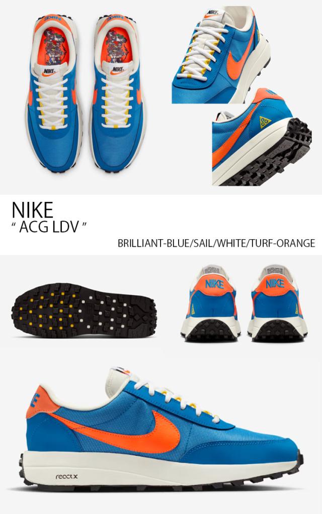 NIKE ナイキ スニーカー ACG LDV ロングディスタンスベクター IF2857-400 ローカット ブルー ホワイト オレンジ メンズ レディース_3