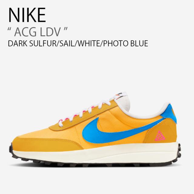 NIKE ナイキ スニーカー ACG LDV ロングディスタンスベクター IF2857-700 ローカット イエロー マスタード ブルー メンズ レディース