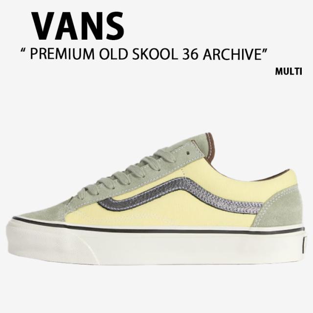 VANS バンズ シューズ PREMIUM OLD SKOOL 36 ARCHIVE MULTI VN000D9RBMC プレミアム オールドスクール 36 アーカイブ マルチ 男性用 女性用