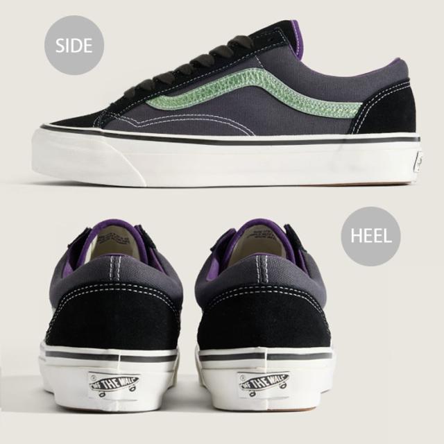 VANS バンズ シューズ PREMIUM OLD SKOOL 36 ARCHIVE ASPHALT BLACK VN000D9RO79 プレミアム オールドスクール 36 アーカイブ アスファルト ブラック 男性用 女性用_2