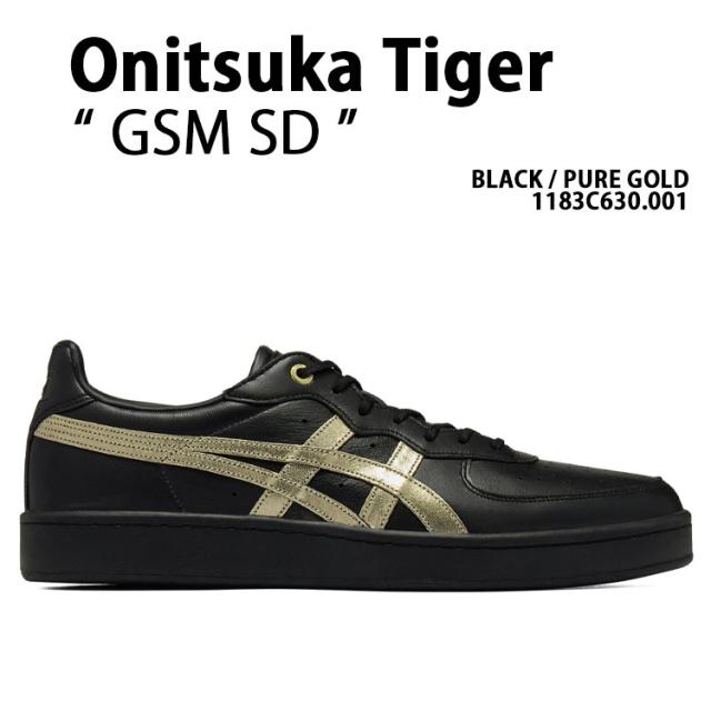 Onitsuka Tiger オニツカタイガー スニーカー GSM SD 1183C630.001 BLACK シューズ ブラック オニツカスニーカー ローテクスニーカー