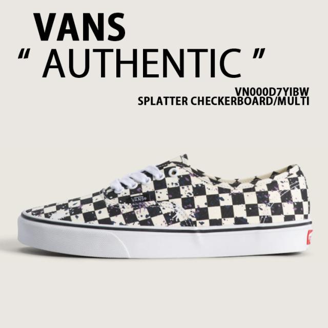 VANS バンズ スニーカー AUTHENTIC SPLATTER CHECKERBOARD MULTI VN000D7YIBW オーセンティック