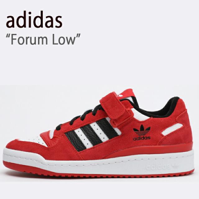 adidas アディダス スニーカー FORUM LOW フォーラム ロー レッド ブラック ホワイト GZ3711 