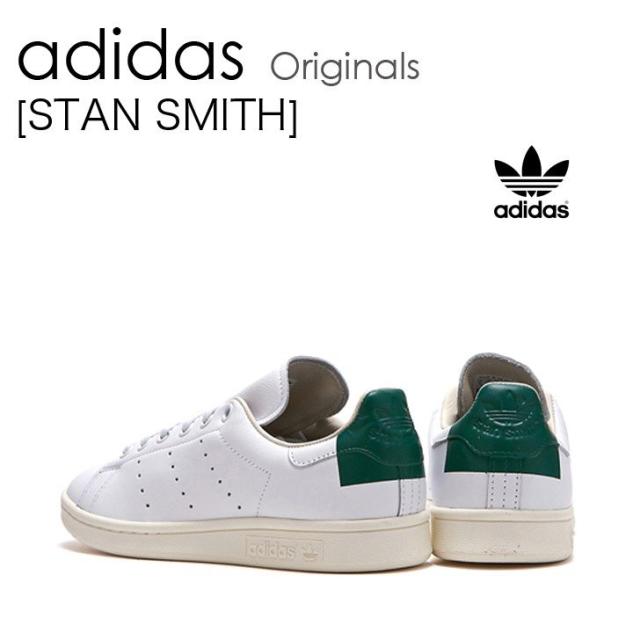 adidas スタンスミス ホワイト/グリーン Amazon.co.jp: [アディダス] スタンスミス STAN SMITH フット
