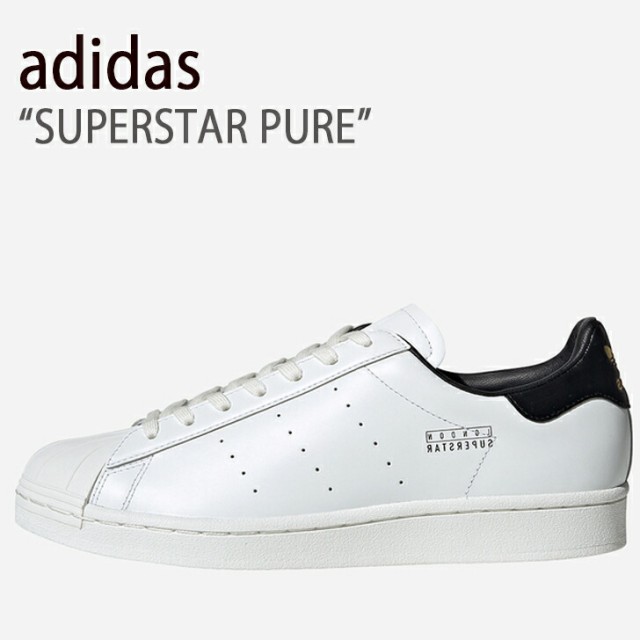 adidas アディダス スニーカー SUPERSTAR PURE スーパースター ピュア ホワイト ブラック ゴールド FV3016