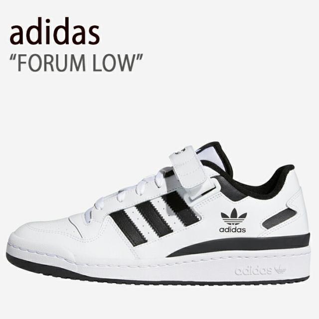 adidas アディダス スニーカー FORUM LOW フォーラム ロー ホワイト ブラック FY7757