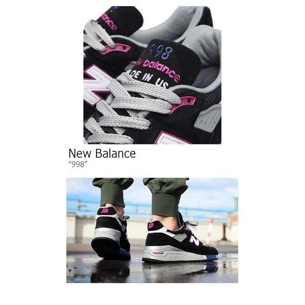 New Balance ニューバランス スニーカー 998 Black Violet M998BK MADE IN USA アメリカ製_3