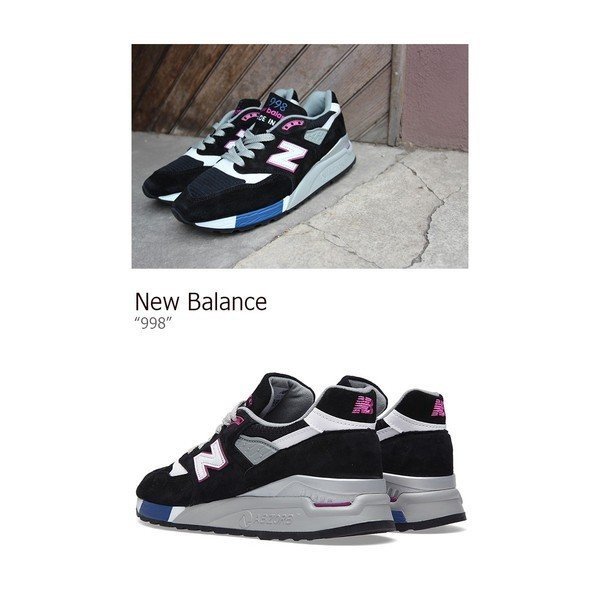 New Balance ニューバランス スニーカー 998 Black Violet M998BK MADE IN USA アメリカ製_4