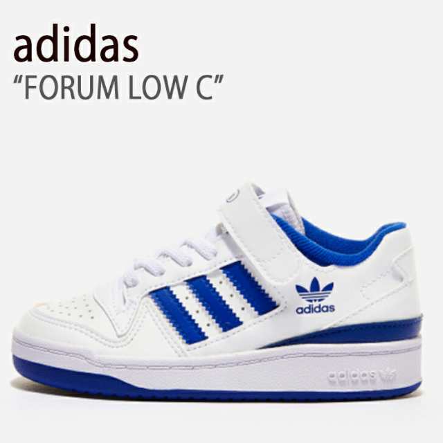 adidas アディダス スニーカー FORUM LOW C フォーラム ロー ホワイト ブルー FY7978 の通販は