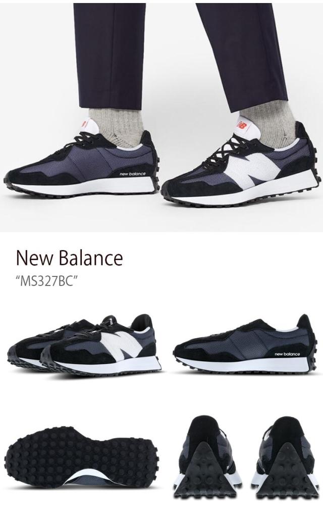 New Balance ニューバランス スニーカー 327 MS327BC ブラック ブラック_1