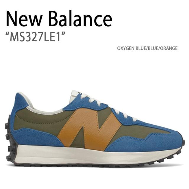 New Balance ニューバランス スニーカー 327 MS327LE1 オクシジェンブルー ブルー オレンジ  の通販は 21,050円