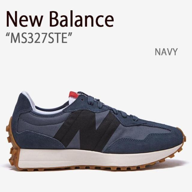 New Balance ニューバランス スニーカー 327 MS327STE ネイビー  の通販は 21,040円