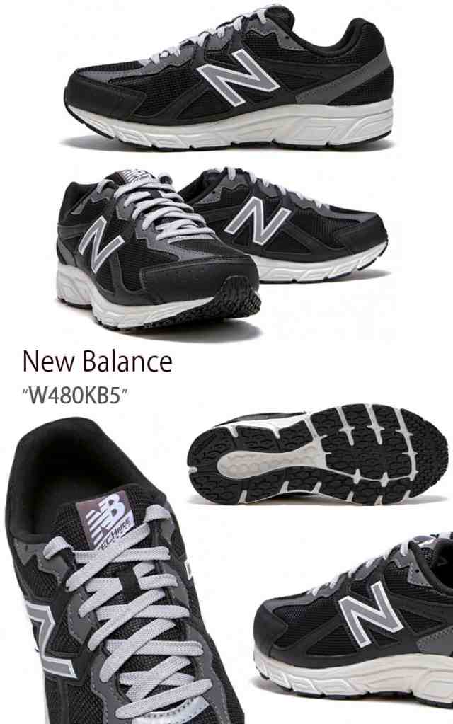 New Balance ニューバランス スニーカー W480KB5 ブラック FLNBBA1U12