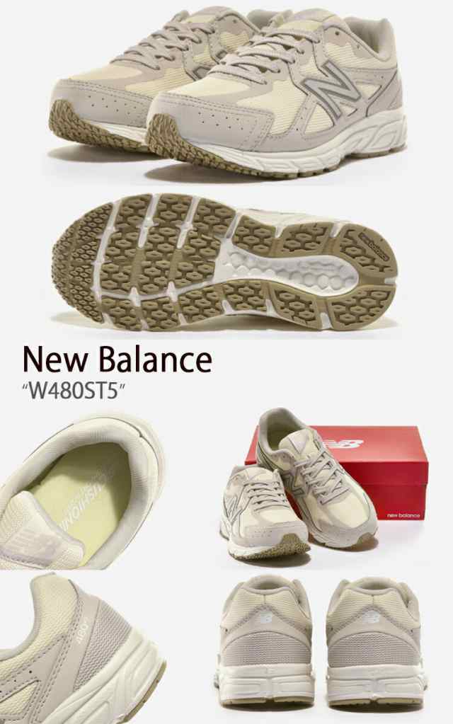 New Balance ニューバランス スニーカー W480ST5 ベージュ 