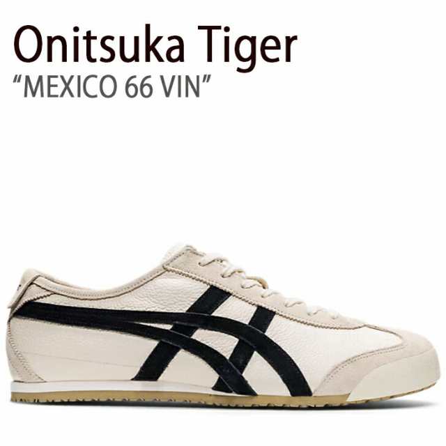 Onitsuka Tiger オニツカタイガー スニーカー メキシコ 66 VIN ホワイト ブラック メンズ レディース 男女共用 男性用 女性用 1183B391.2