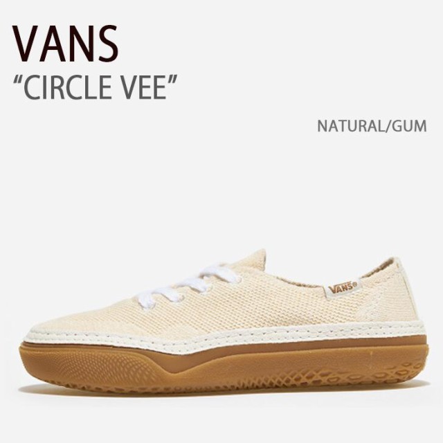 VANS スニーカー CIRCLE VEE NATURAL GUM VN0A4BWLAZNの通販は