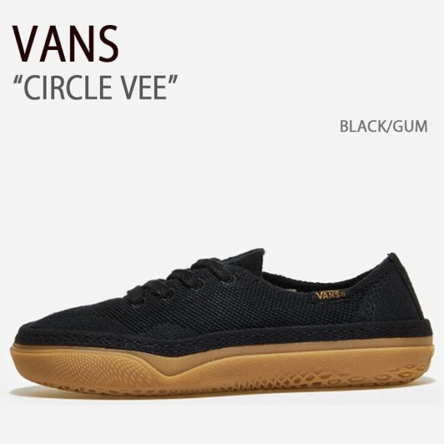 期間限定限定 VANS スニーカー CIRCLE VEE BLACK GUM VN0A4BWLB9M Vans