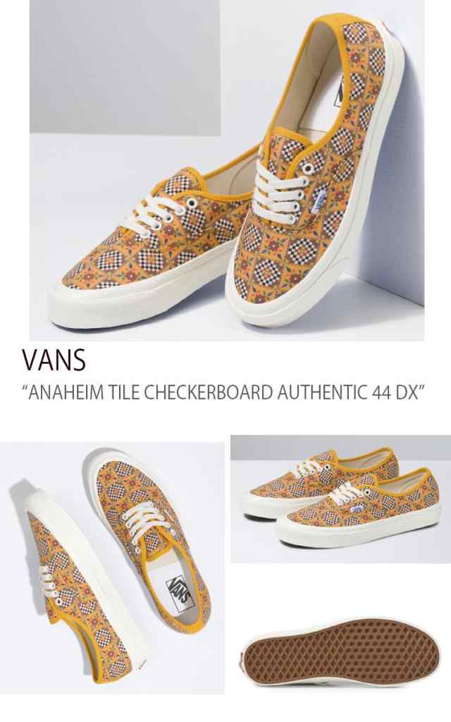 VANS スニーカー ANAHEIM TILE CHECKERBOARD AUTHENTIC 44 DX TILE VN0A5KX4AXA1