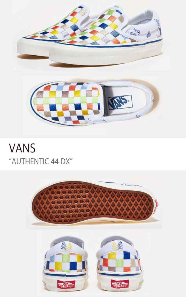 VANS スニーカー CLASSIC SLIP-ON 98 DX HERITAGE EMBROIDERY VN0A5KX8AVZ