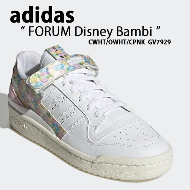adidas アディダス スニーカー Disney Bambi FORUM ディズニー バンビ コラボ フォーラム WHITE PINK  GV7929